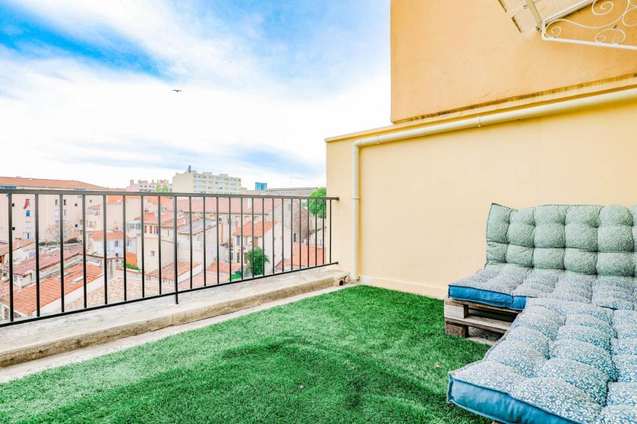 Terrasse Proche Belle De Mai Et Gare Saint-Charles Leilighet Marseille Eksteriør bilde